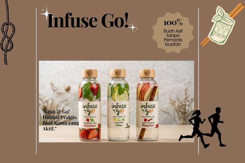 Infuse Go! Minuman Sehat Alami Tanpa Pemanis Buatan