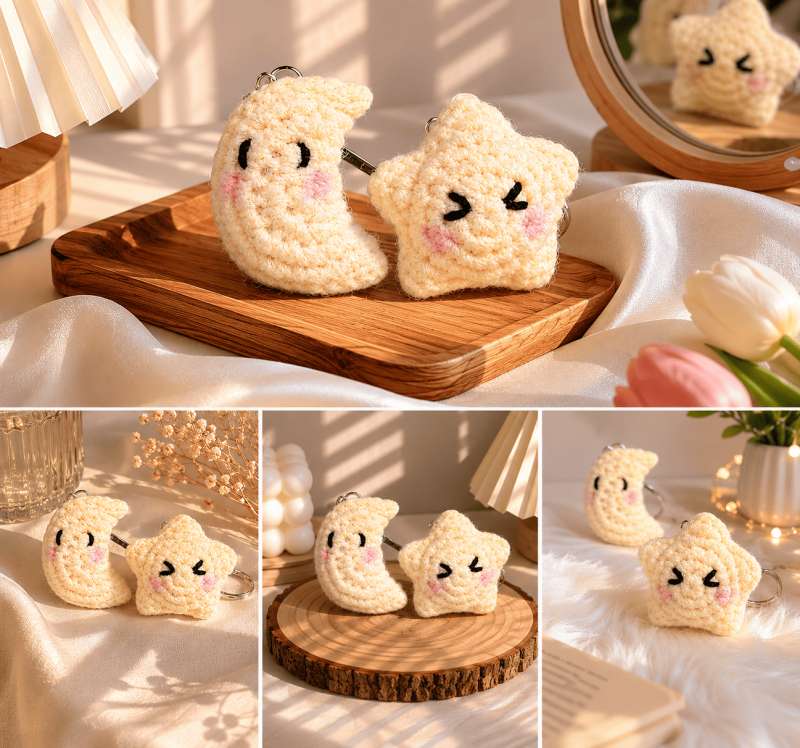 Gantungan Kunci Rajut Handmade yang Lucu dan Unik